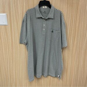 Johnnie-O green stripe msu polo size XXL